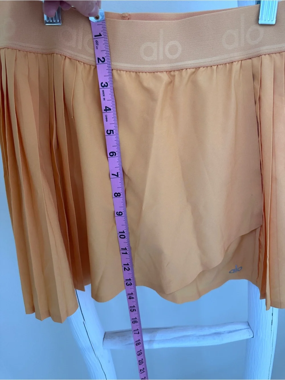 ALO Aces Sports Sunny Skort Golden Orange Size Small